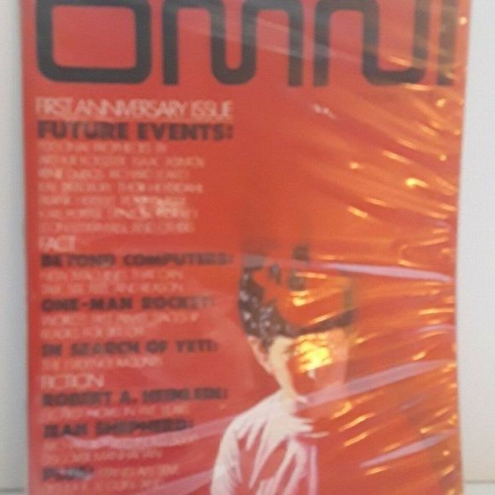 OMNI Magazine First Anniversary   October 1979‎ VTG